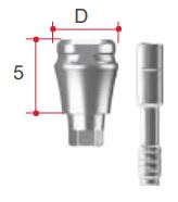 Формирователь десны сканируемый AO, D=7.0mm H=4.5mm