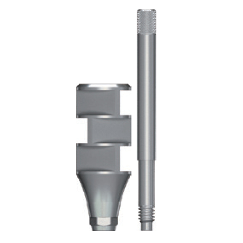 Трансфер слепочный для открытой ложки d 6.5, h12 mm с шестигранником