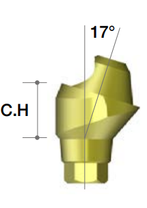 Комплект Multi-unit N-type AnyRidge, H=2.5 угол=17 с шестигранником