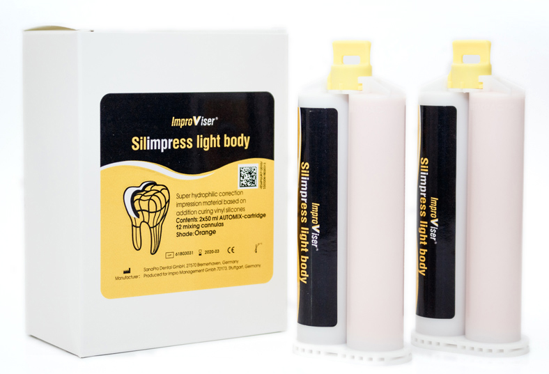 Слепочная масса коррегирующая Silimpress, orange