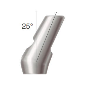 угловой абатмент 25° SlimLine