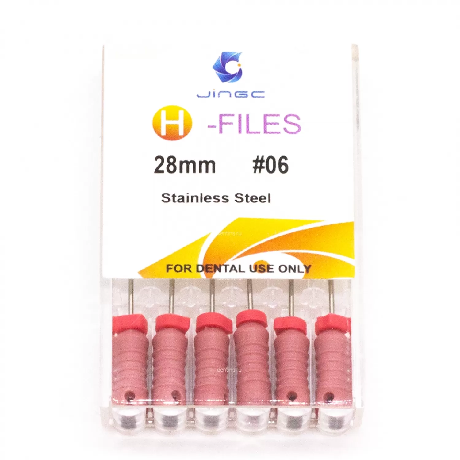 Файлы эндодонтические JiNGC H-files, 06, 28 мм