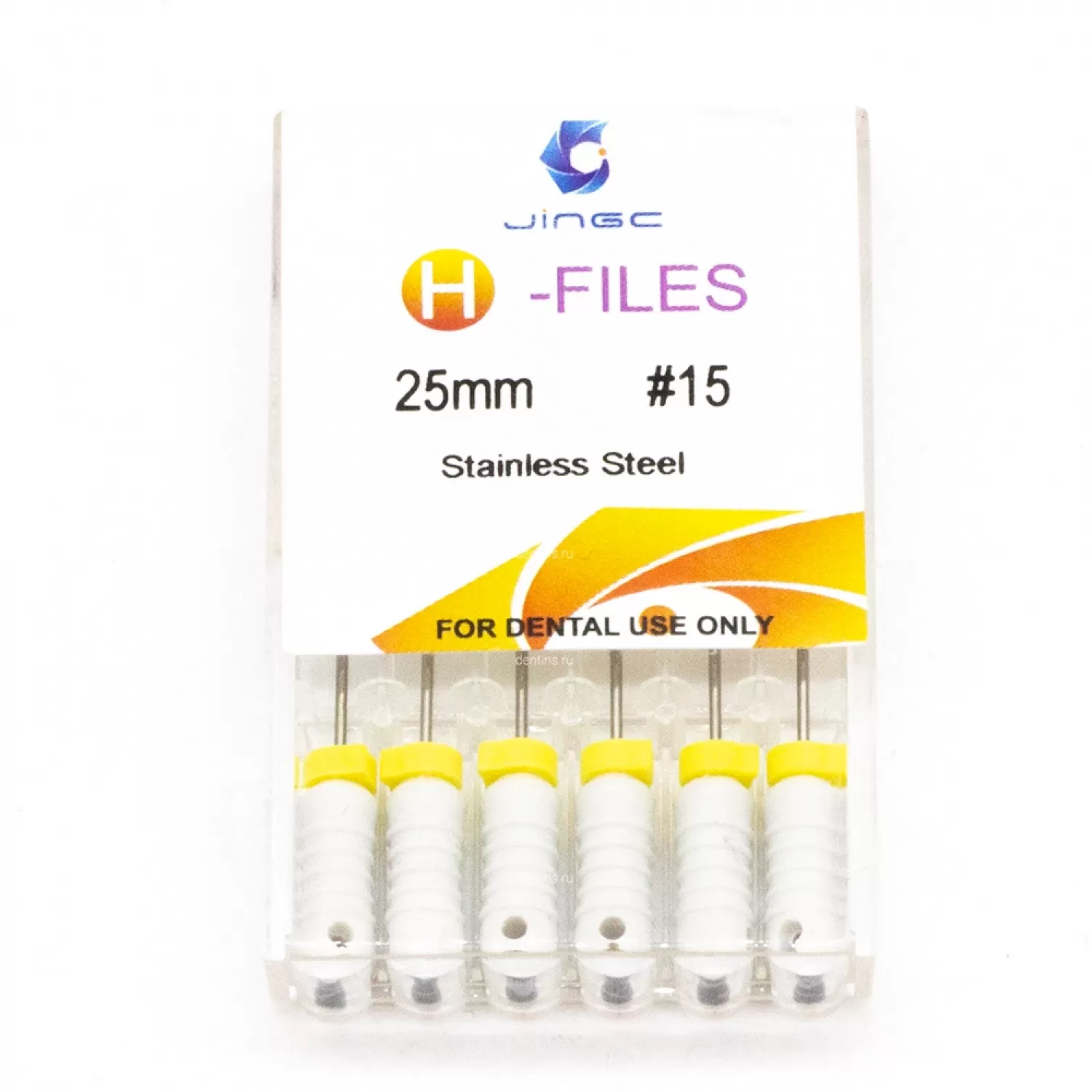 Файлы эндодонтические JiNGC H-files, 15, 25 мм