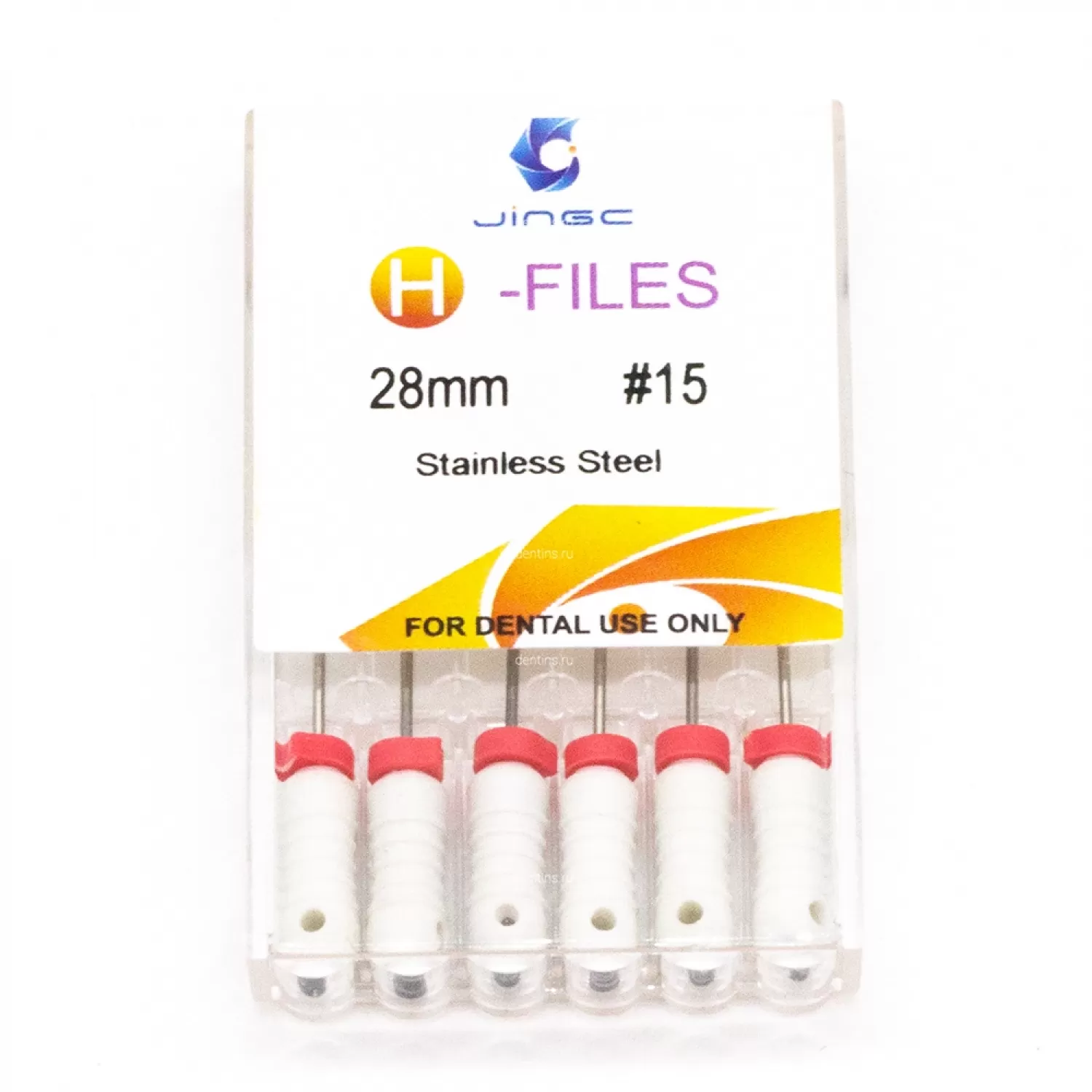 Файлы эндодонтические JiNGC H-files, 15, 28 мм