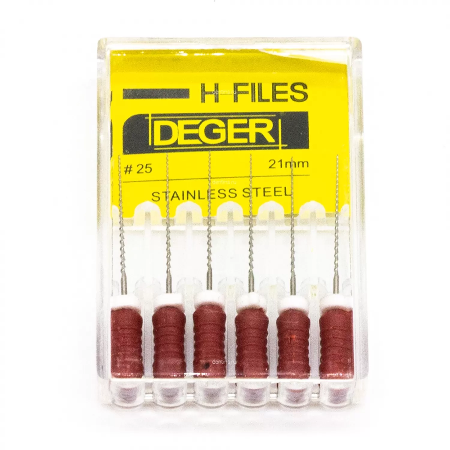 Файлы эндодонтические DEGER H-files, 25, 21 мм