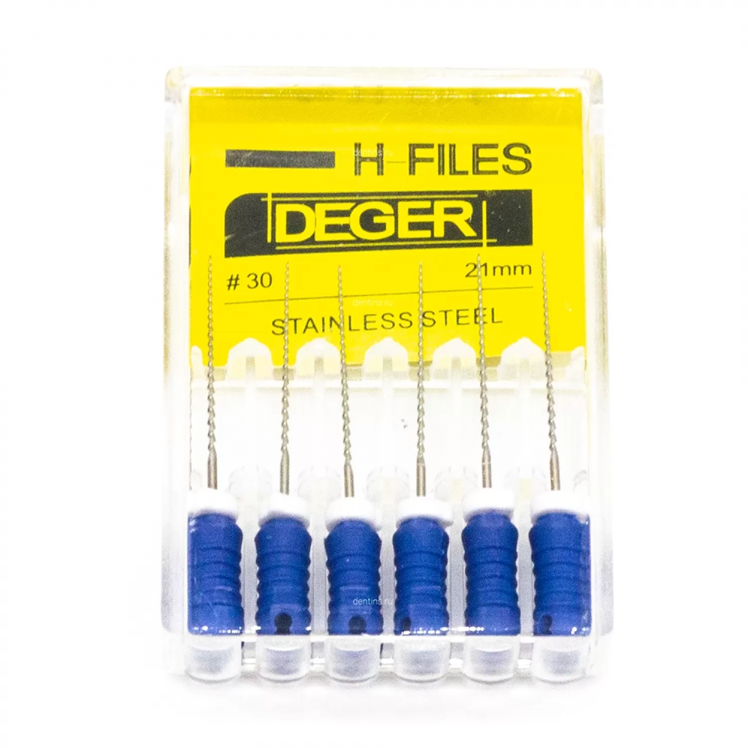 Файлы эндодонтические DEGER H-files, 30, 21 мм