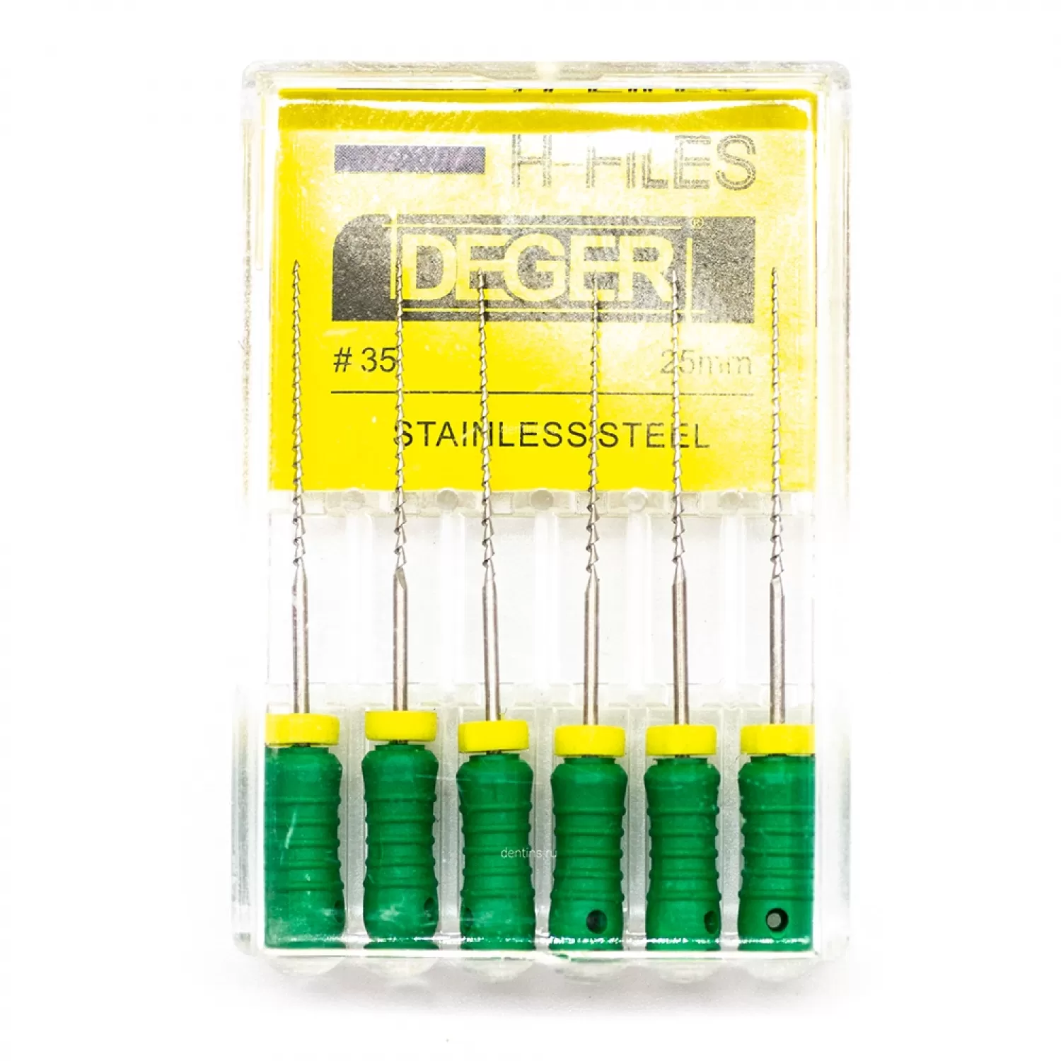 Файлы эндодонтические DEGER H-files, 35, 25 мм