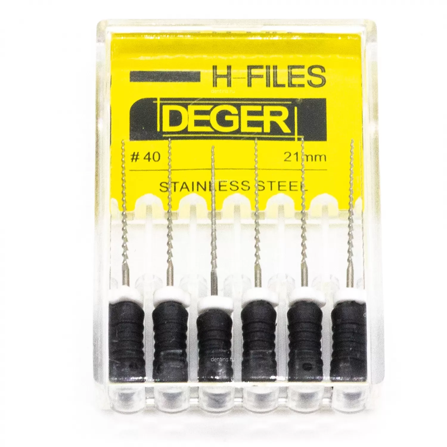 Файлы эндодонтические DEGER H-files, 40, 21 мм