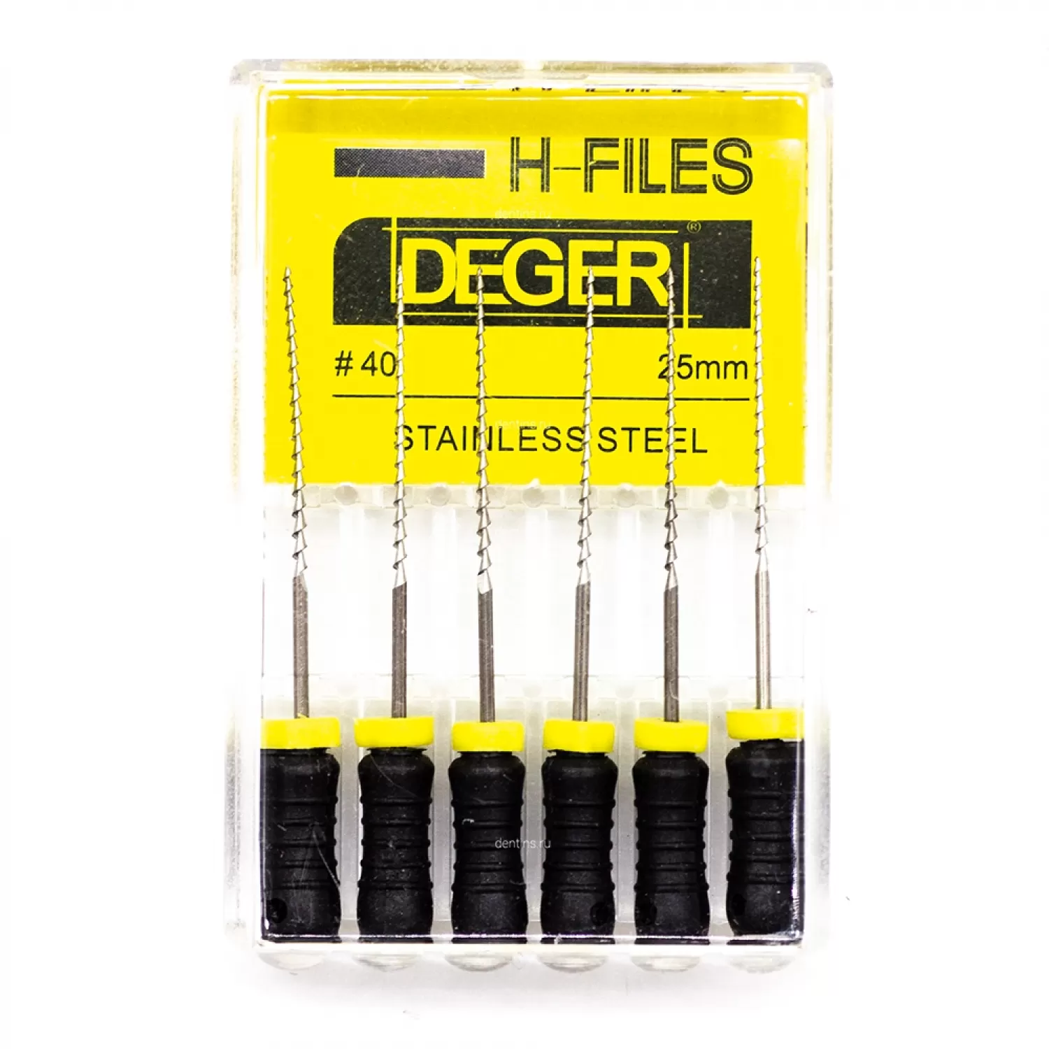 Файлы эндодонтические DEGER H-files, 40, 25 мм