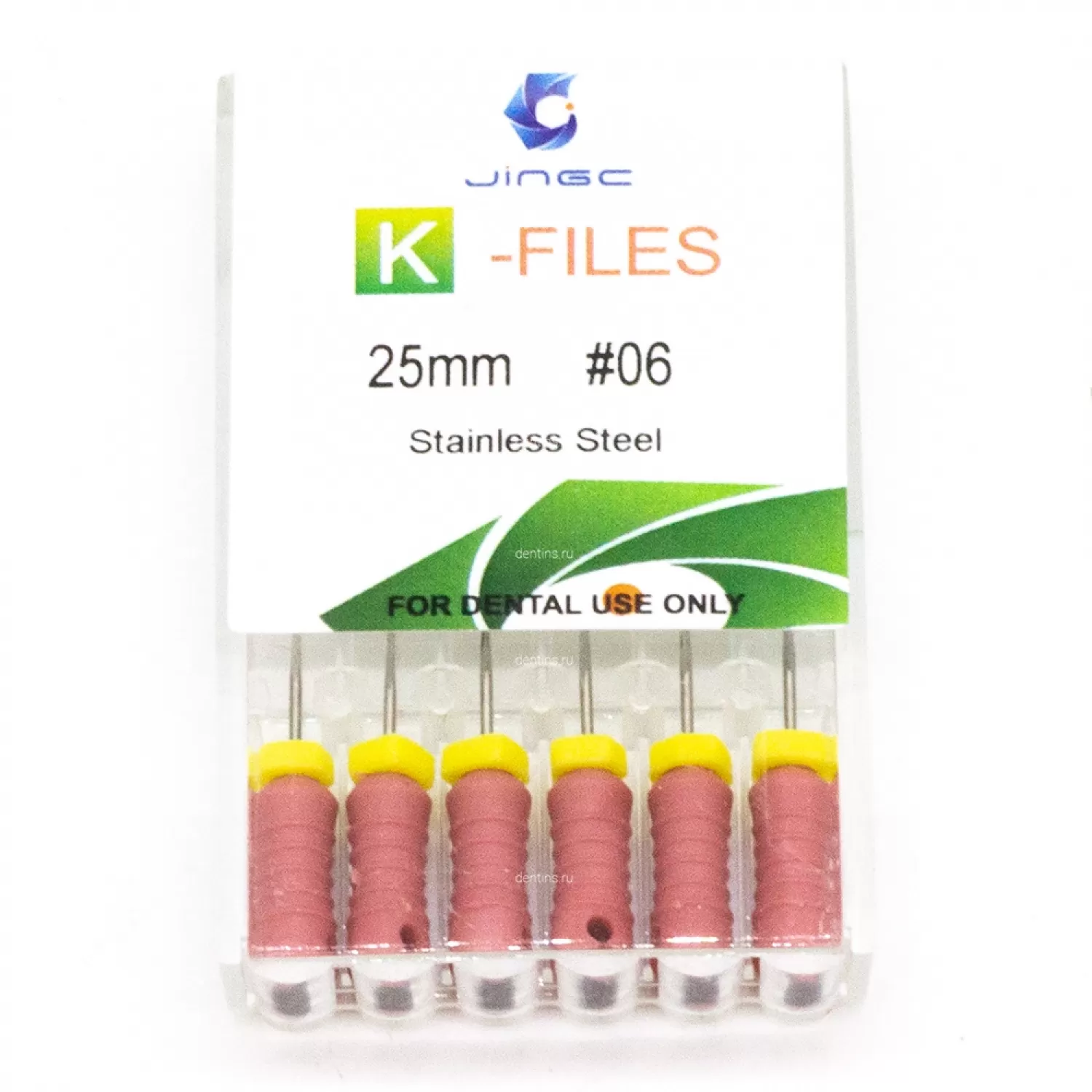 Файлы эндодонтические JiNGC K-files, 06, 25 мм