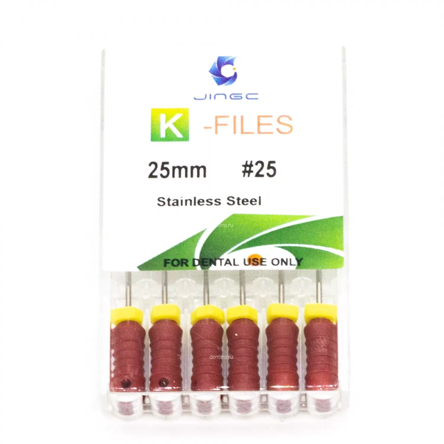 Файлы эндодонтические JiNGC K-files, 25, 25 мм
