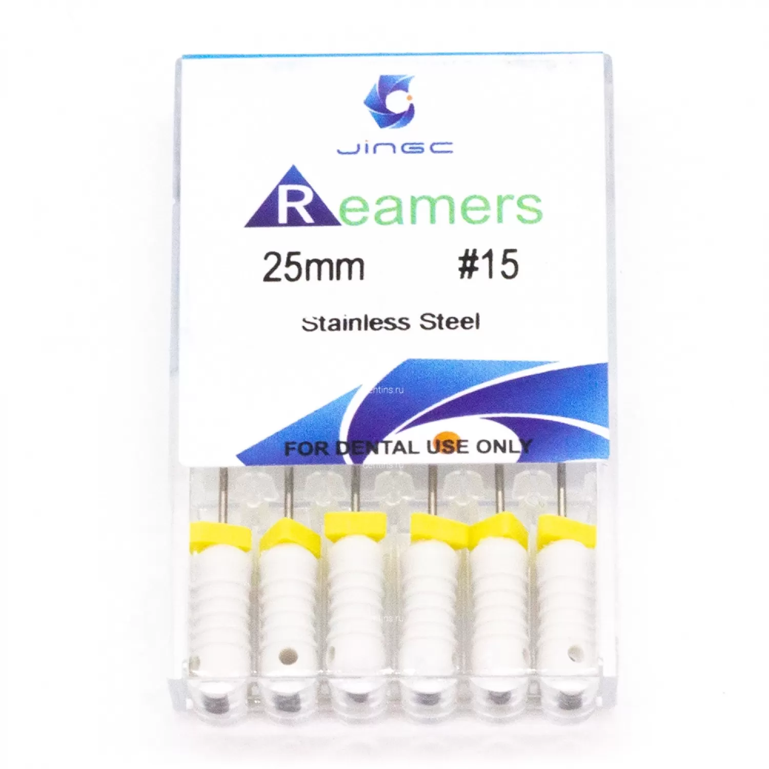 Файлы эндодонтические JiNGC K-reamers, 15, 25 мм