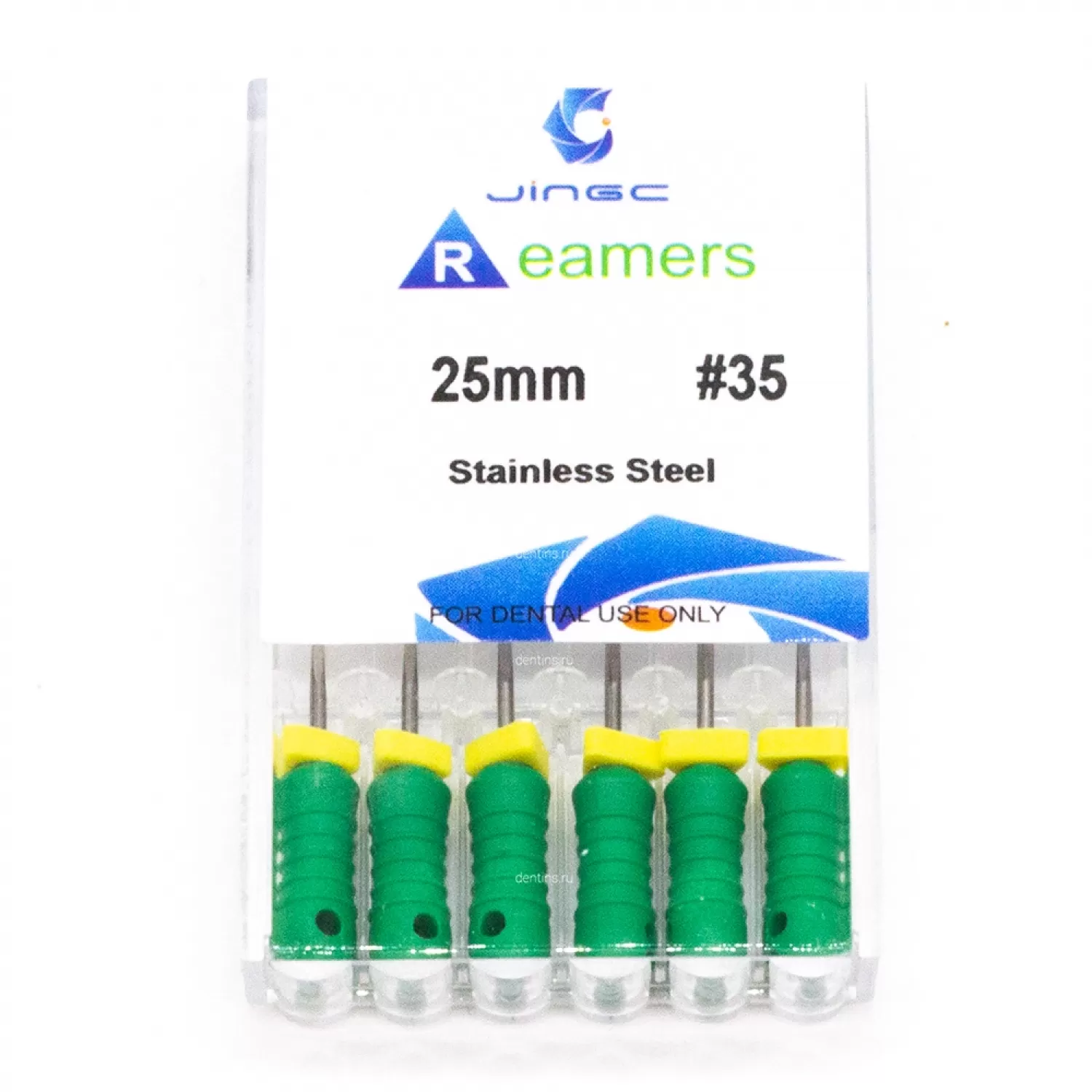 Файлы эндодонтические JiNGC K-reamers, 35, 25 мм
