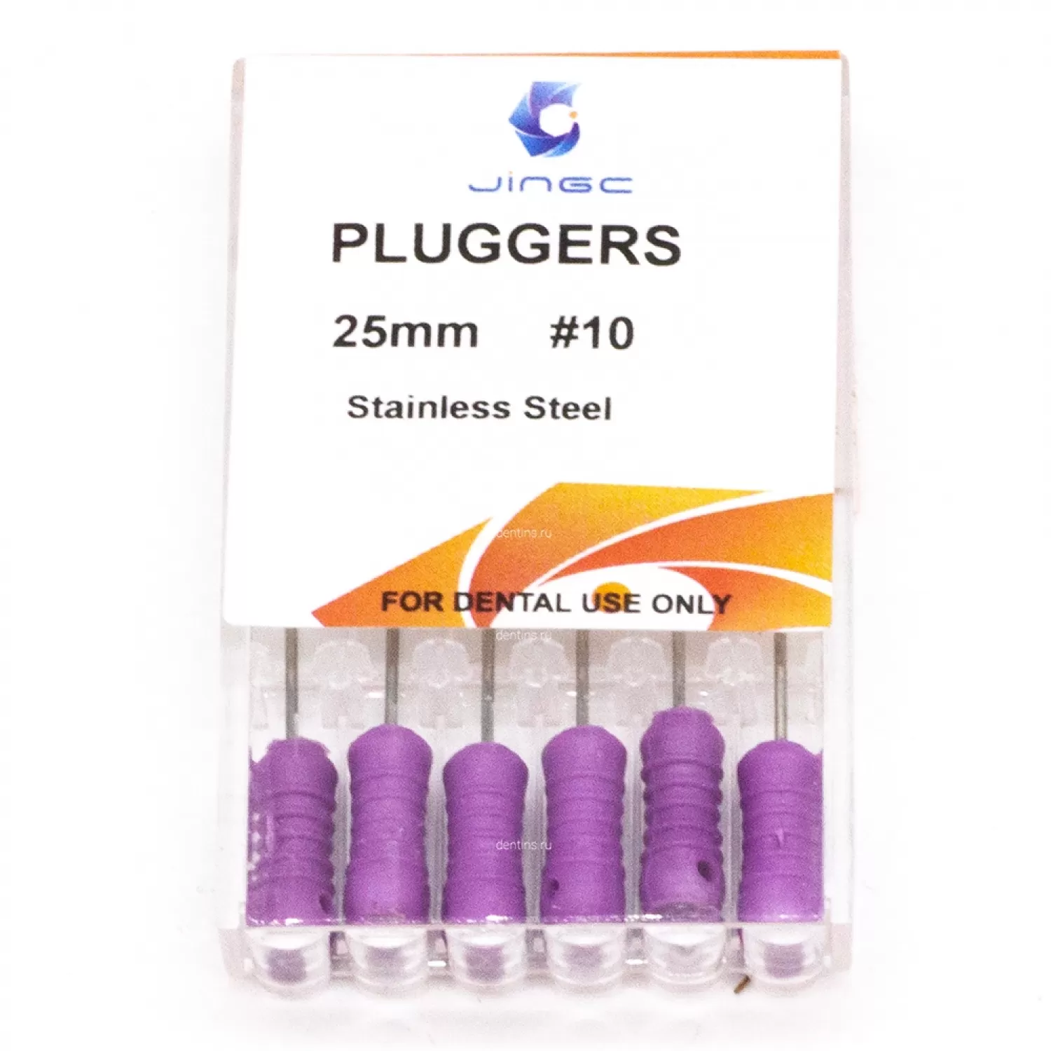 Файлы эндодонтические JiNGC Plugger, 10, 25 мм