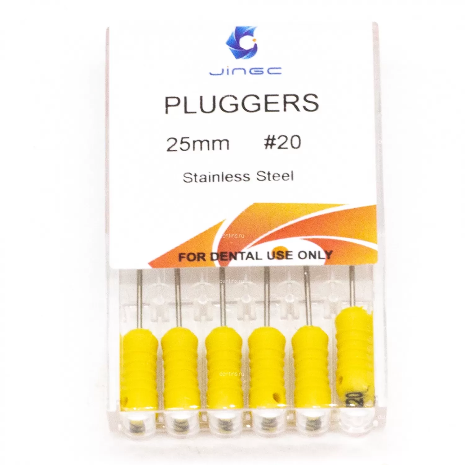 Файлы эндодонтические JiNGC Plugger, 20, 25 мм