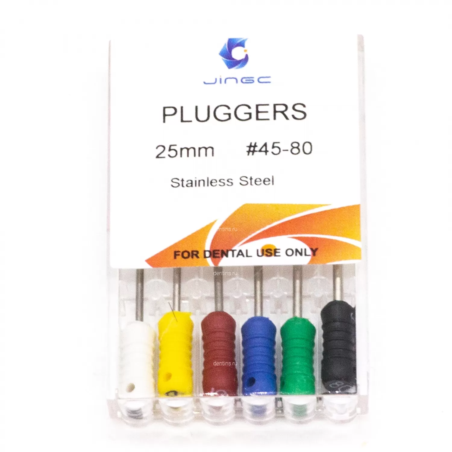 Файлы эндодонтические JiNGC Plugger, 45-80, 25 мм