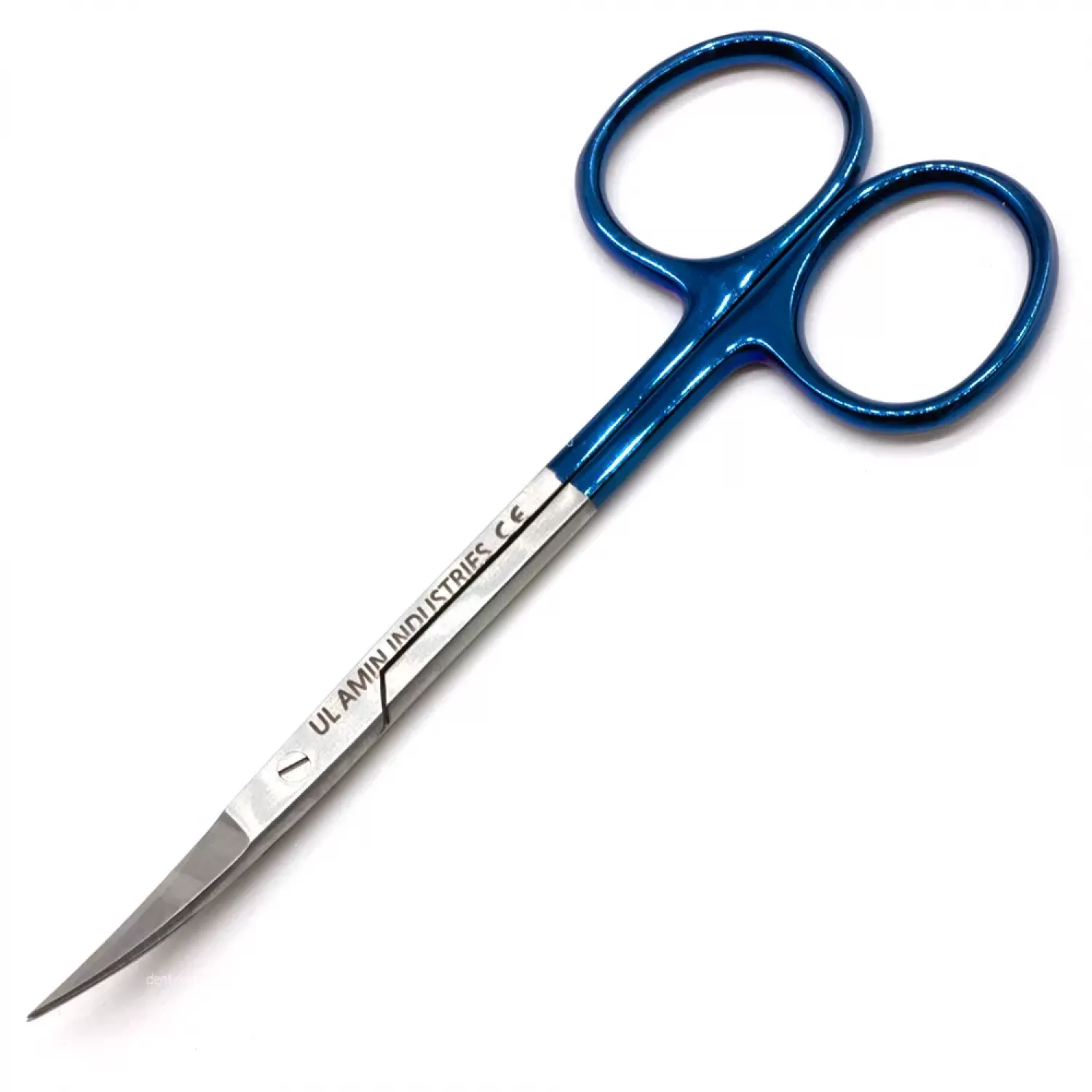 Ножницы Ирис (Iris) TC Blue, 11,5 см изогнутые