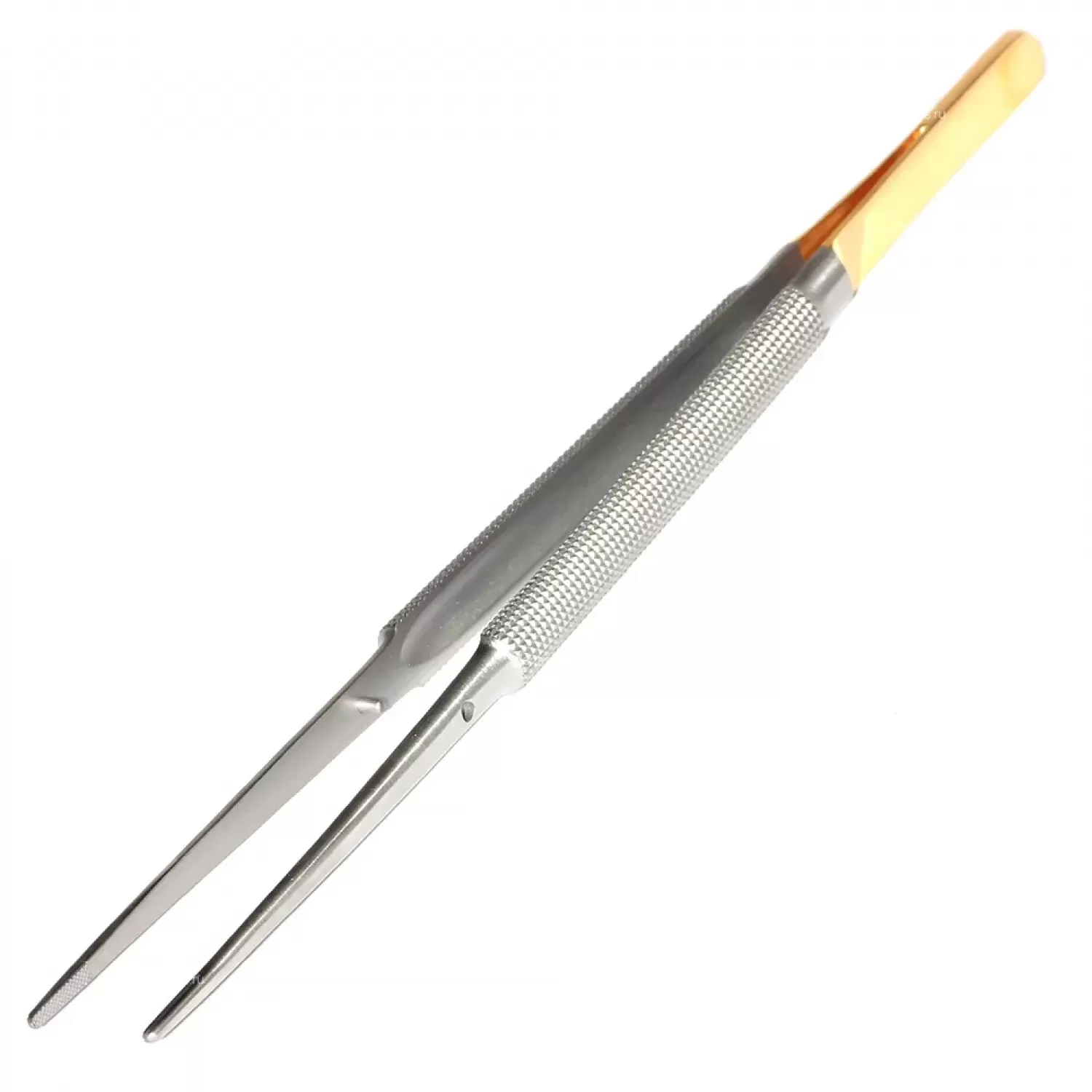 Пинцет анатомический TC Knurling Gold, 18 см