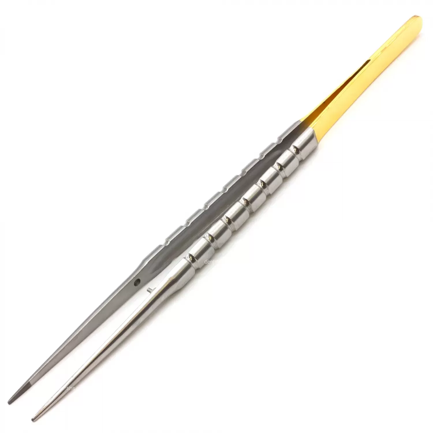 Пинцет анатомический TC Round Gold, 18 см