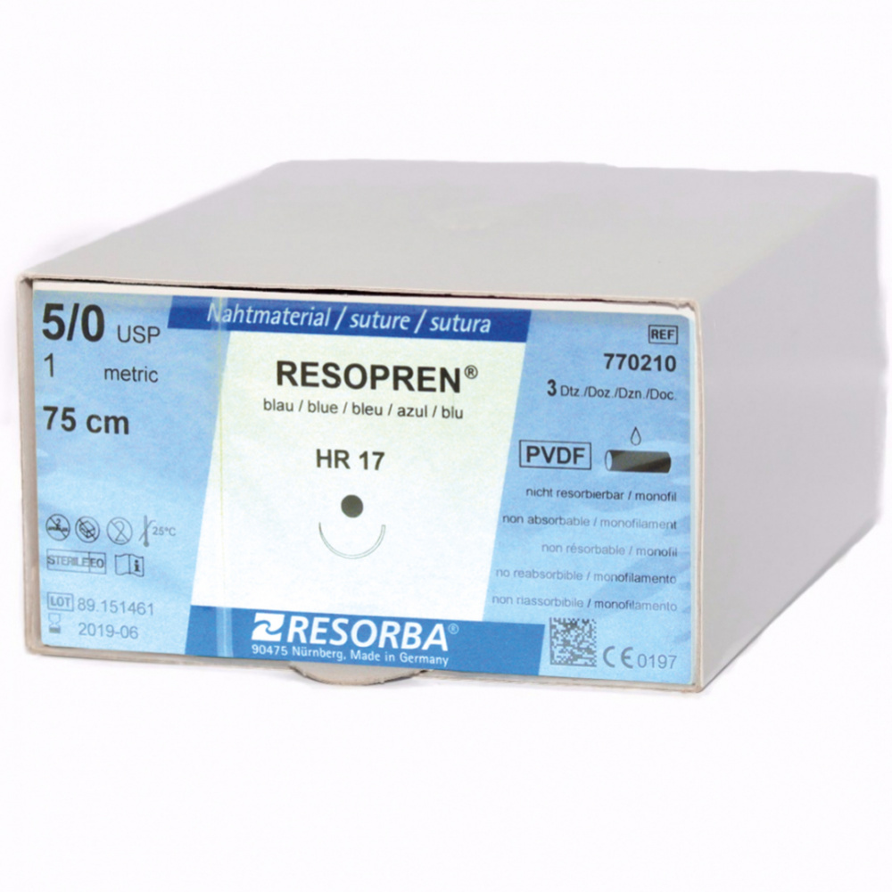 Резопрен HRT18 1 ЕР 5-0 USP 0.75 m. 3.