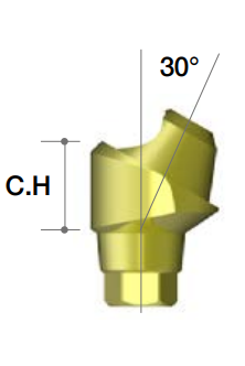 Комплект Multi-unit N-type AnyRidge, H=3.5 угол=30° c шестигранником