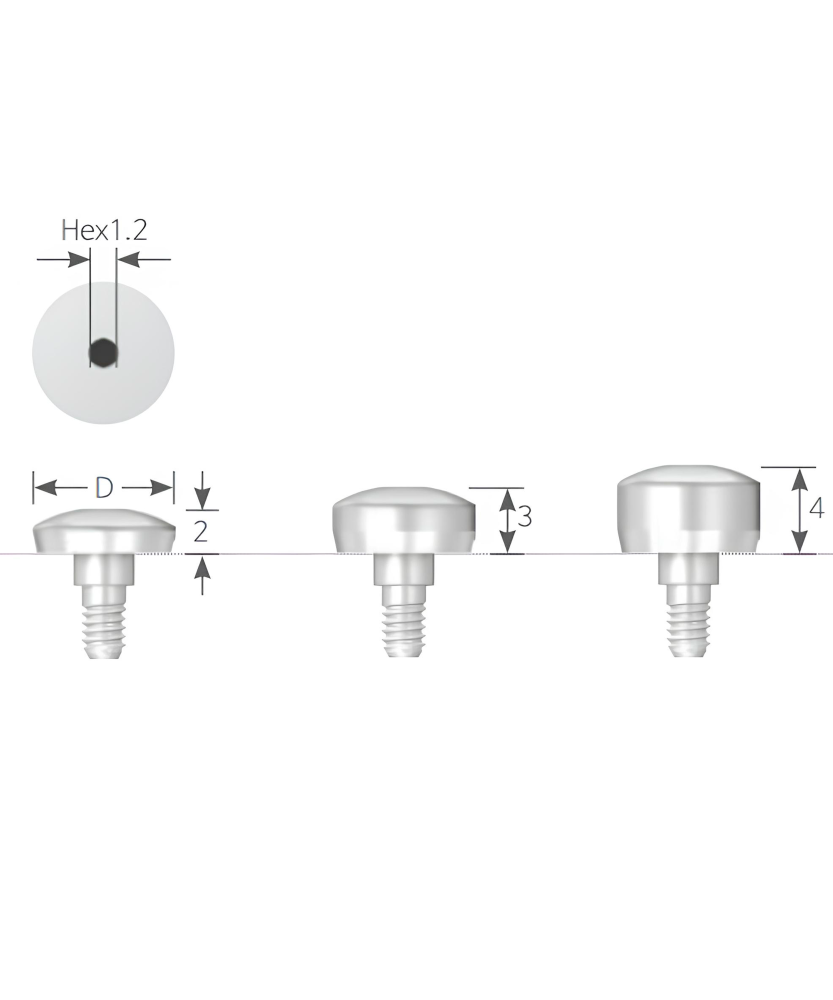 Формирователь десны (Healing abutment) диаметр 5.5 мм, высота 4 мм