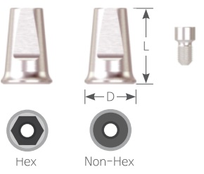 Цилиндр временный (Cemented Cylinder)