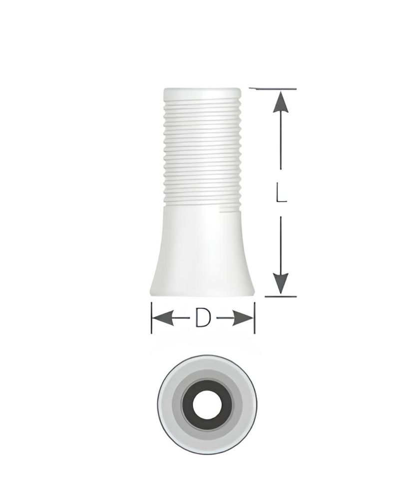 Цилиндр пластмассовый (Plastic Cylinder) диаметр 5.0 мм, длина 10 мм