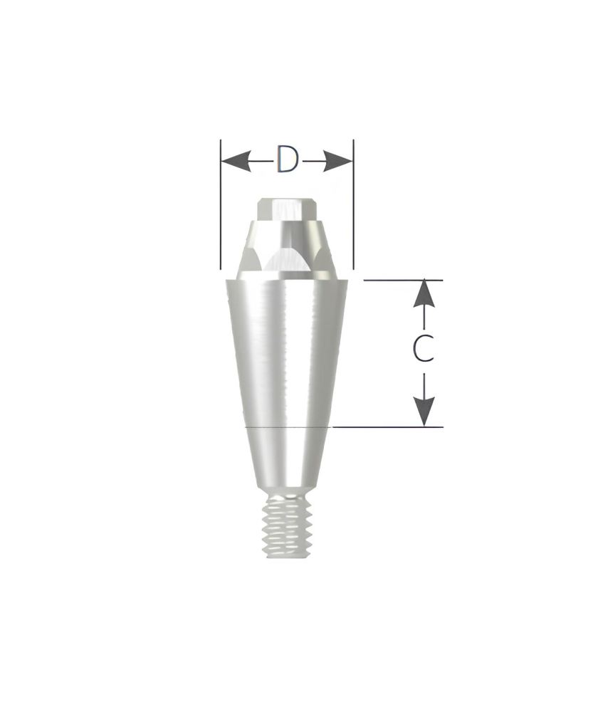 Абатмент конусный (Conical Abutment), диаметр 4.8 мм, длины 7 мм