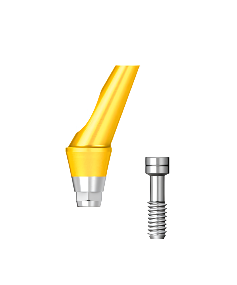 Абатмент угловой (Angled Abutment) диаметр 4.5 мм, десна 5 мм, угол 25°, hex В
