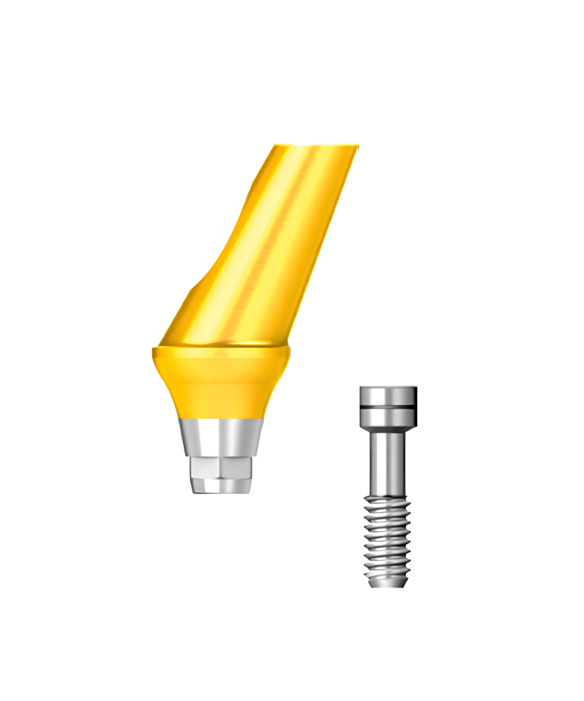 Абатмент угловой (Angled Abutment) диаметр 5.5 мм, десна 3 мм, угол 25°, hex B