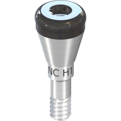 Прямой абатмент Novaloc 0° NC, H 1 мм, TAV