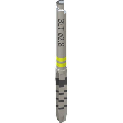 Короткое направляющее сверло BLT, Ø 2,8 мм, L 33 мм, Stainless steel