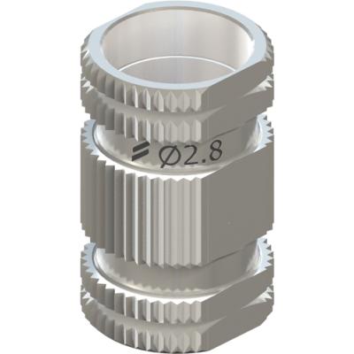 Втулка для хирургии по шаблонам, Ø 2,8 мм, Н 6 мм, Stainless steel