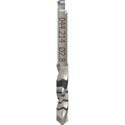 Короткое пилотное сверло 2, Ø 2,8 мм, L 33 мм, Stainless steel