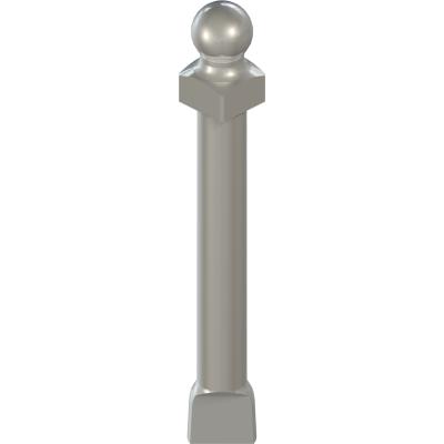 Аналог шаровидного абатмента RN, L 18 мм, Stainless steel