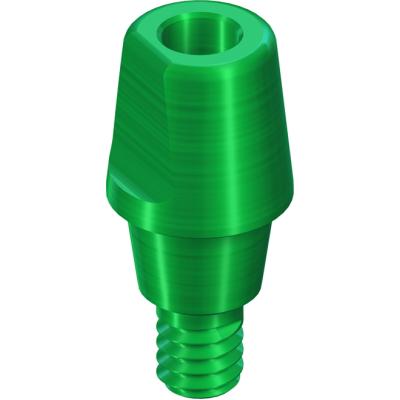 Монолитный абатмент 6° WN, H 4 мм, зеленый, Ti