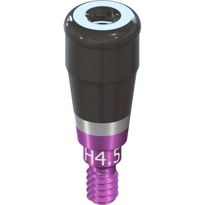 Прямой абатмент Novaloc 0°, RB/WB, с винтом, диаметр 3.8 мм, высота десны 4.5 мм