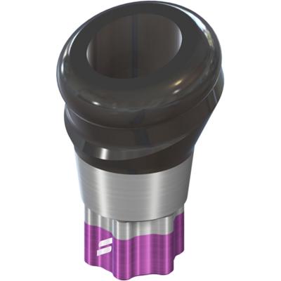 Абатмент Novaloc, с винтом, угловой 15°, RB/WB, диаметр 3.8 мм, высота десны 2,5 мм.