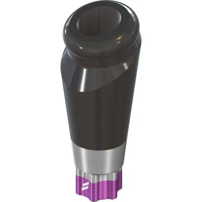 Абатмент Novaloc, с винтом, угловой 15°, RB/WB, диаметр 3.8 мм, высота десны 6,5 мм.