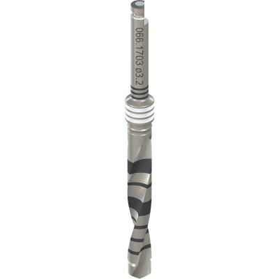 Длинное сверло X VeloDrill для хирургии по шаблонам, Ø 3.2 мм, L 38 мм