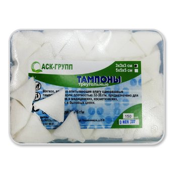 Тампоны (монашки) треугольные нестерильные