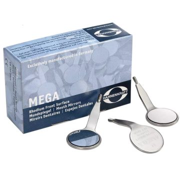 Родиевые зеркала MEGA 4 plane 22 мм (12 шт), арт. 6560