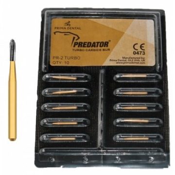 Боры для разрезания коронок Predator-2 Turbo, FG PR-2T (10 шт.)