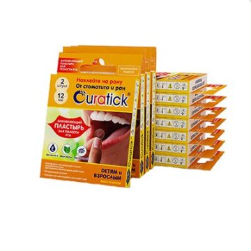 Заживляющий пластырь для полости рта Куратик - Curatick